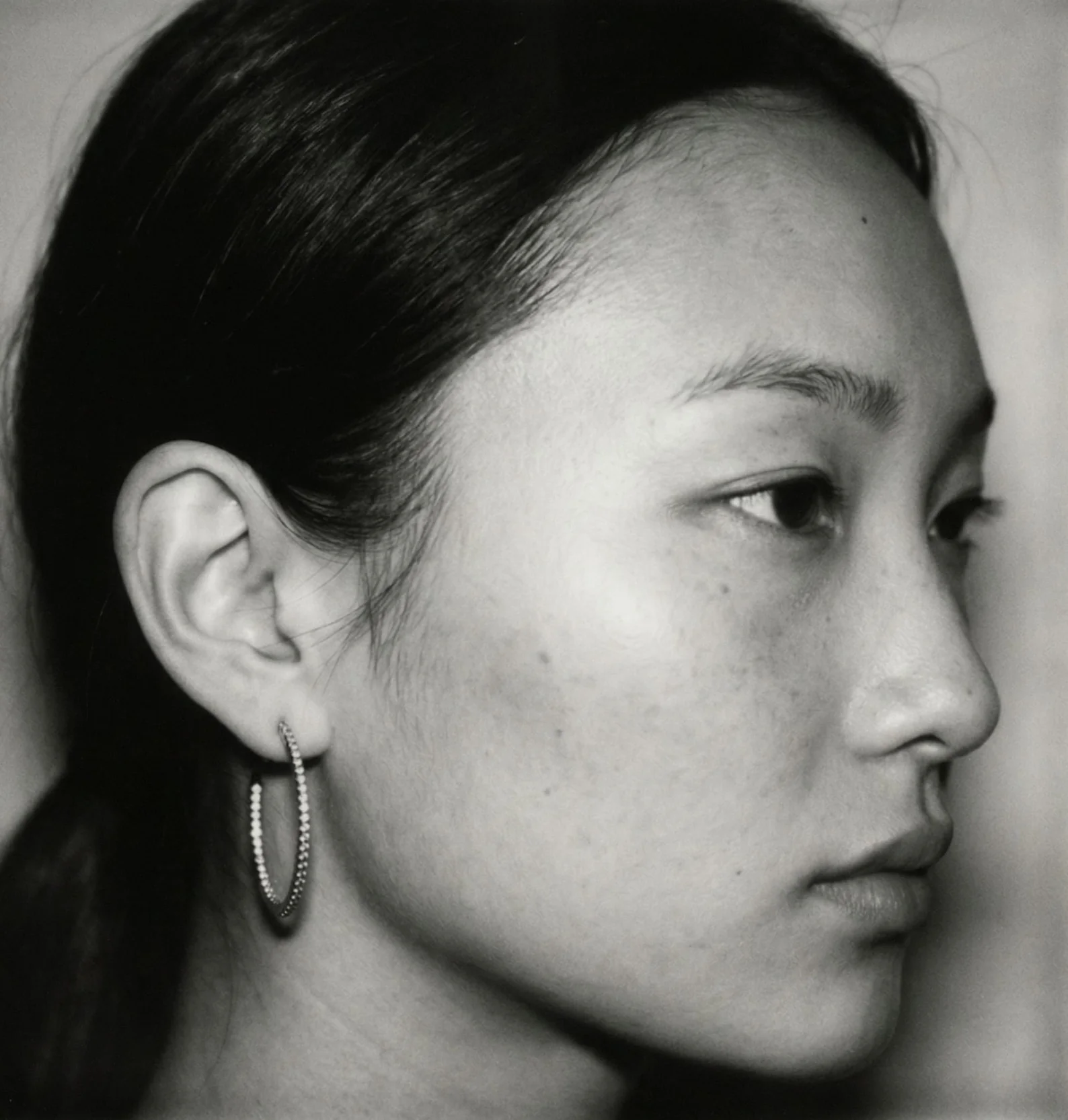 Diamond Hoop Earrings - Sterling Silver | VS Clarity Lab Diamonds - Image 3
