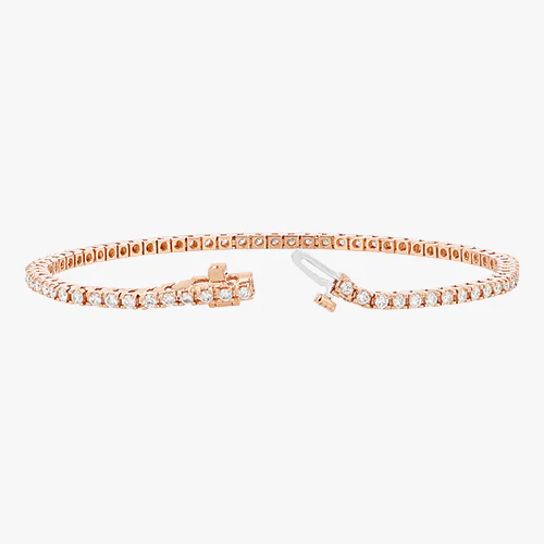 Diamond Tennis Bracelet - 18K Gold | VS Clarity - Image 4