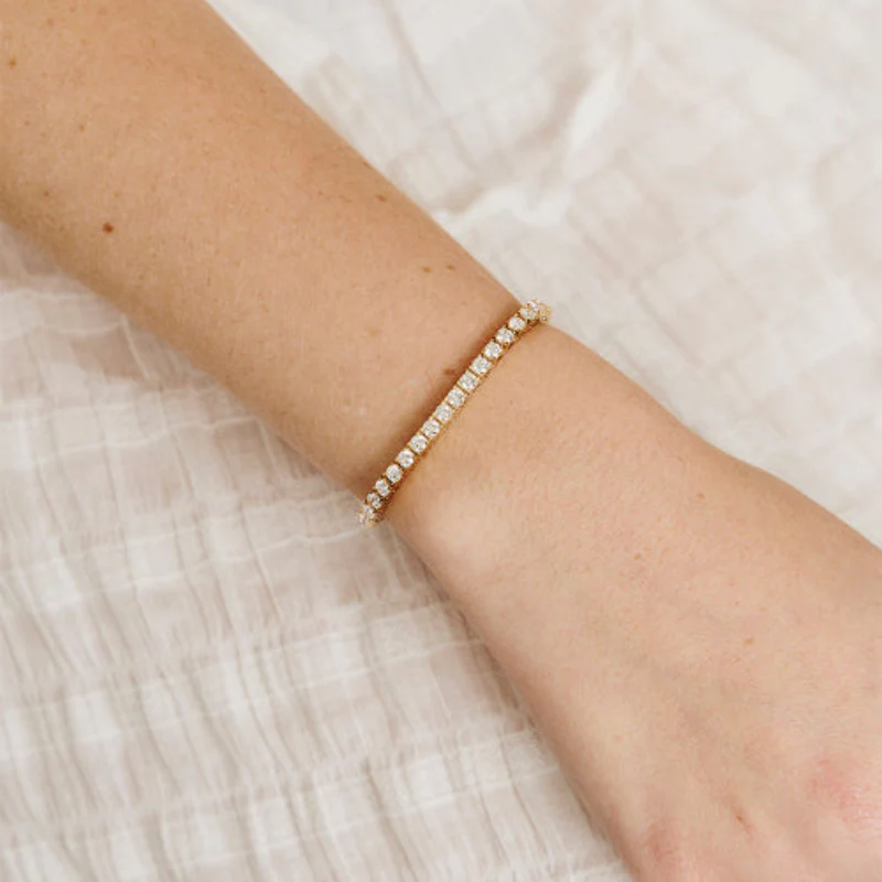 5 Carat Diamond Tennis Bracelet - 18K Gold | VS Clarity - Image 4
