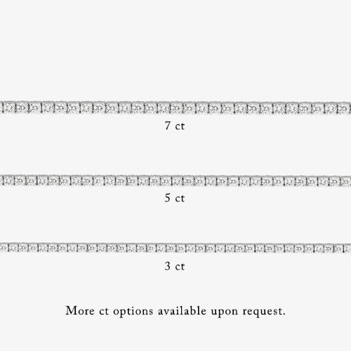 5 Carat Diamond Tennis Bracelet - 18K Gold | VS Clarity - Image 7