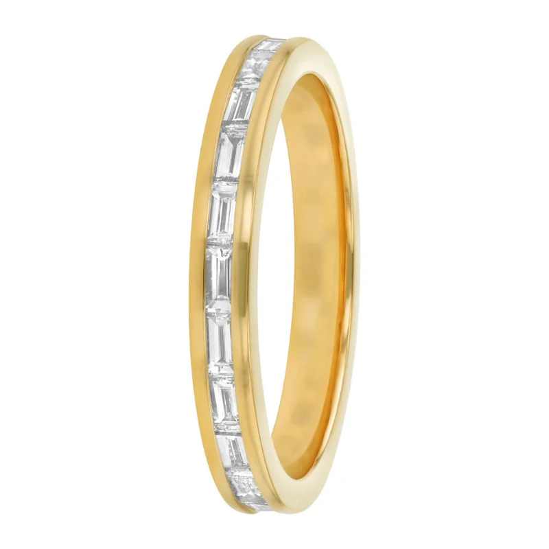 Eternity Baguette in Channel Setting - 14K Gold | VS Clarity Lab Grown Diamonds - Image 3