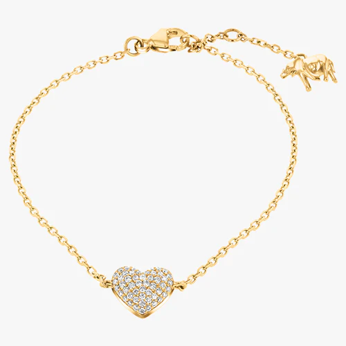 Diamond Heart Bracelet - 18K Gold | VS Clarity - Image 3