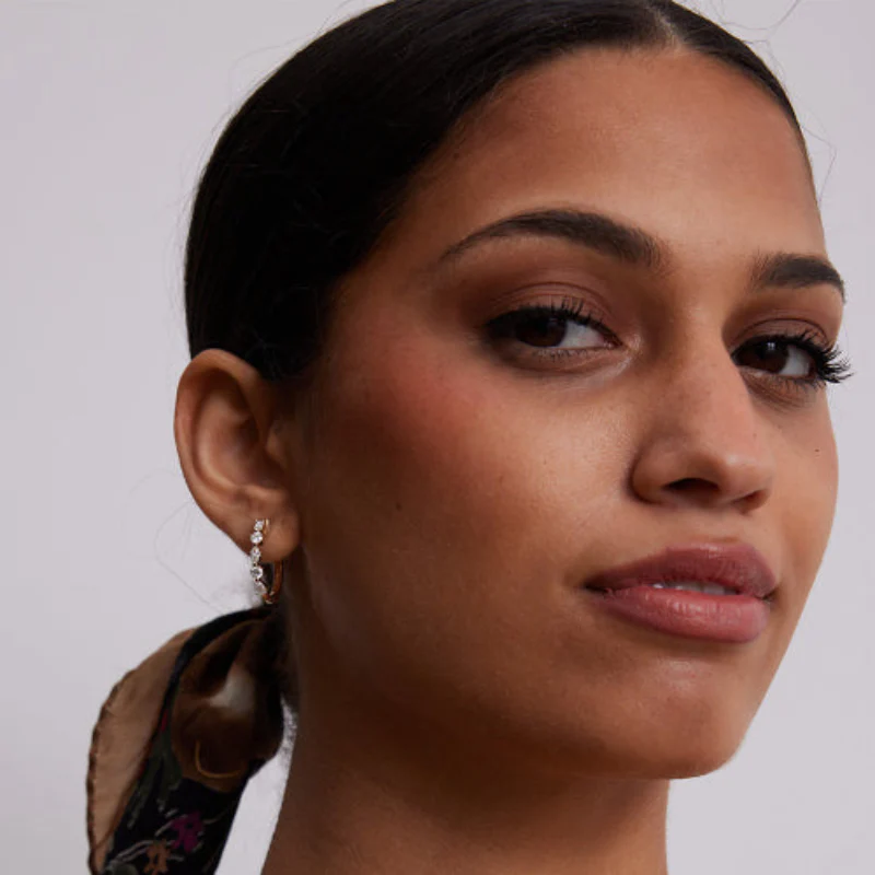 Multi Shape Hoops - 14K Gold | VS Clarity Lab Grown Diamonds - Image 7