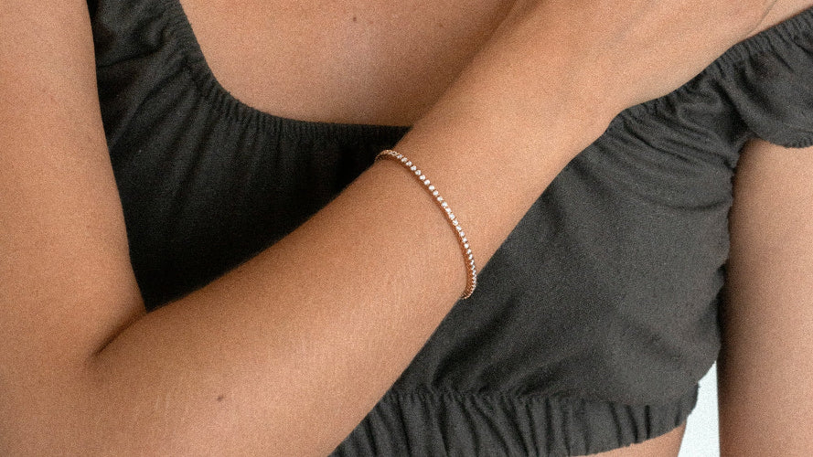 Diamond Tennis Bracelet - 18K Gold | VS Clarity - Image 6