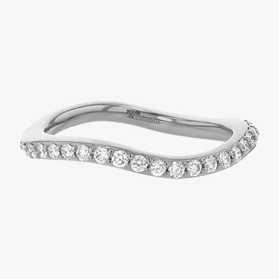 Curved Diamond Eternity Ring - 14K Gold | VS Clarity Lab Grown Diamonds - Image 5