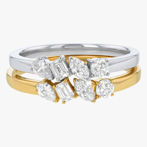 Quartet Multi Shape Diamond Ring - 14K Gold | VS Clarity Lab Grown Diamonds - Image 6