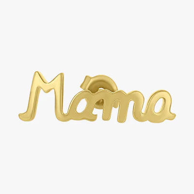 Mama Stud Earring - 18K Gold | VS Clarity - Image 3