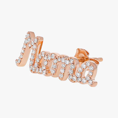 Mama Stud Earring - 18K Gold | VS Clarity - Image 5
