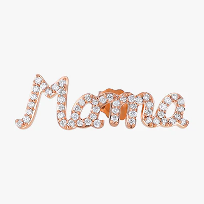 Mama Stud Earring - 18K Gold | VS Clarity - Image 7