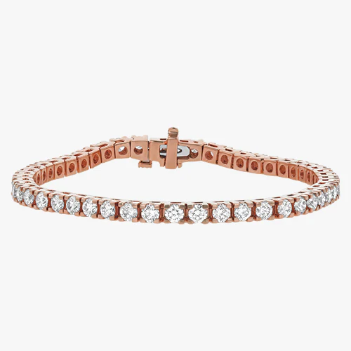 5 Carat Diamond Tennis Bracelet - 18K Gold | VS Clarity - Image 3
