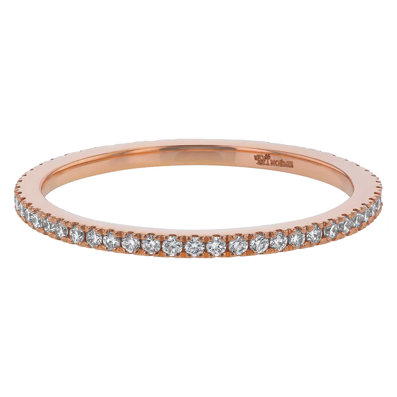 Eternity Petite Diamond Band Ring - 18K Gold | VS Clarity - Image 5