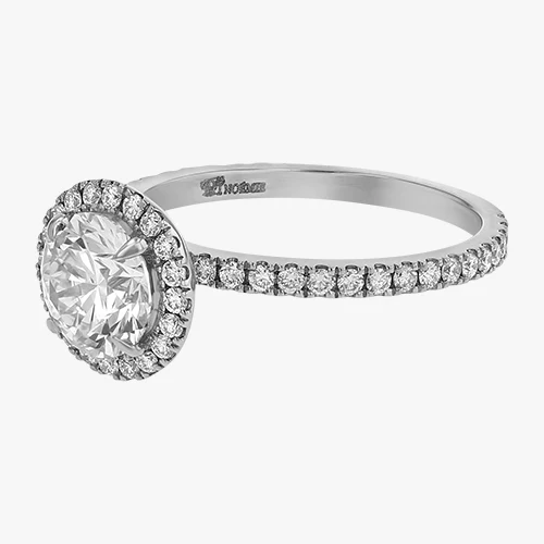 18K Gold Halo Pavé - Image 10