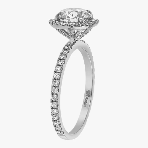 18K Gold Halo Pavé - Image 11