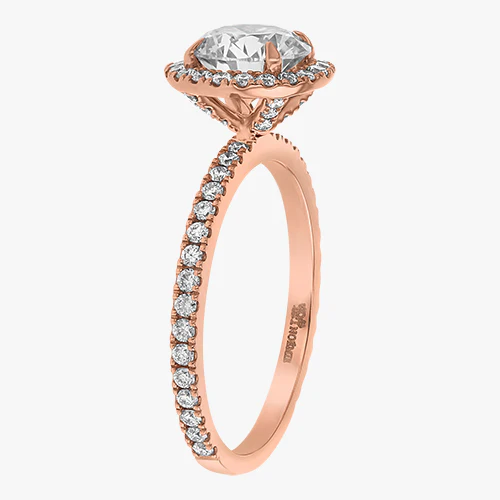 18K Gold Halo Pavé - Image 9