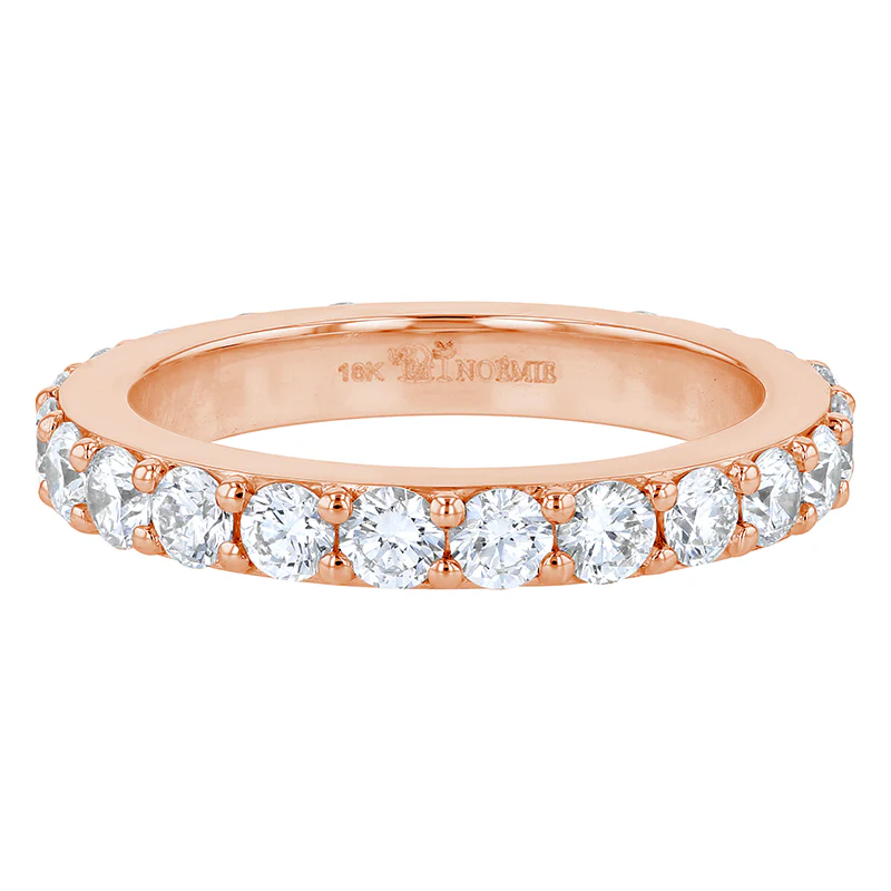 2 Carat Diamond Eternity Band Ring - 18K Gold | VS Clarity - Image 3