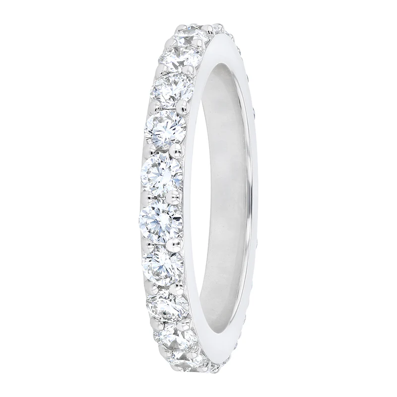 2 Carat Diamond Eternity Band Ring - 18K Gold | VS Clarity - Image 7