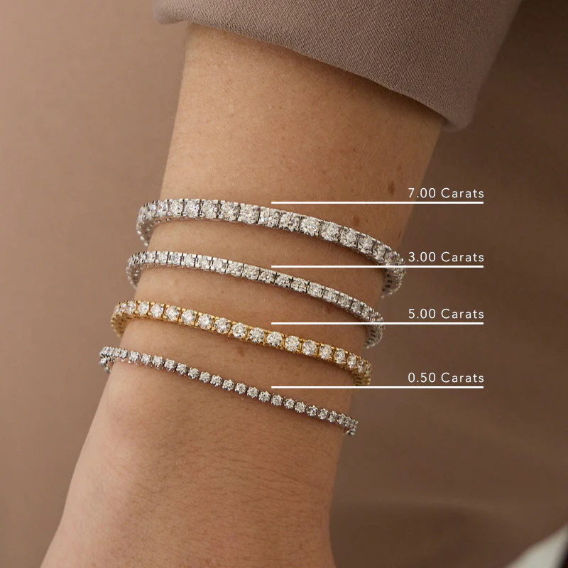 3 Carat Diamond Tennis Bracelet - 18K Gold | VS Clarity - Image 10