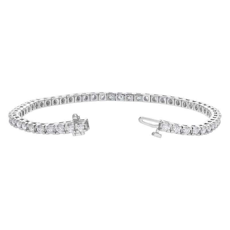 3 Carat Diamond Tennis Bracelet - 18K Gold | VS Clarity - Image 9