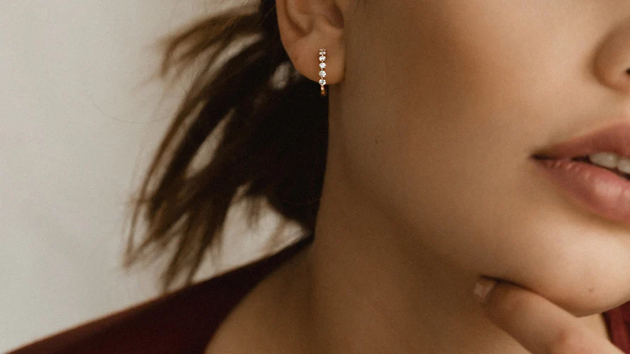 Multiple Diamond Hoops with 0.50 Carats - 18K Gold | VS Clarity - Image 5