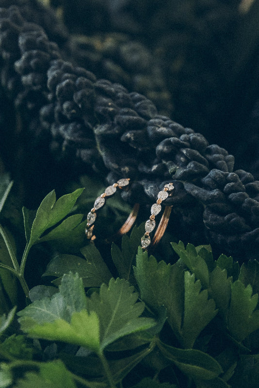 Multiple Oval Cut Hoops - 14K Gold | VS Clarity Lab Grown Diamonds - Image 7