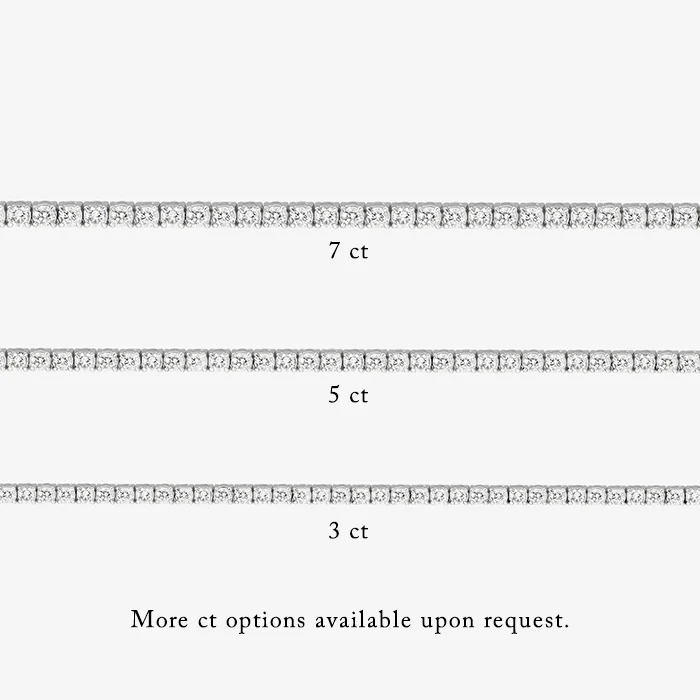 3 Carat Diamond Tennis Bracelet - 18K Gold | VS Clarity - Image 7