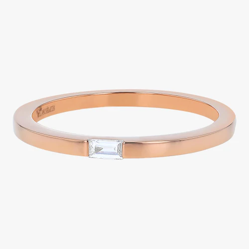 Single Baguette Ring - 18K Gold | VS Clarity - Image 4