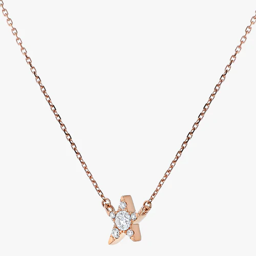 Single Star Diamond Necklace - 18K Gold | VS Clarity - Image 3